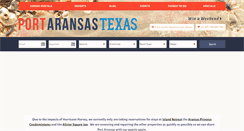 Desktop Screenshot of portaransas-texas.com